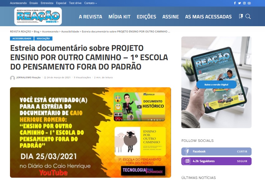 REVISTA REAÇÃO