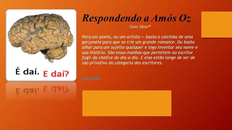 Respondendo a Amós Oz